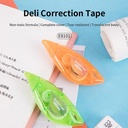 DELI Tip Ex Kertas / Correction Tape Desain Unik Untuk Sekolah E8101