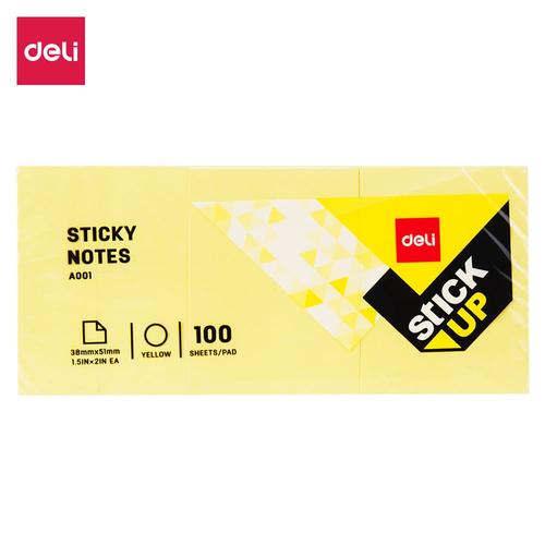 Deli EA00153 Memo tempel - Sticky Notes 38×51mm 1.5''×2'' 3 sheet