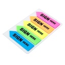 Deli EA11302 Memo Indeks - Sign Here Film Index Tabs 44×12mm