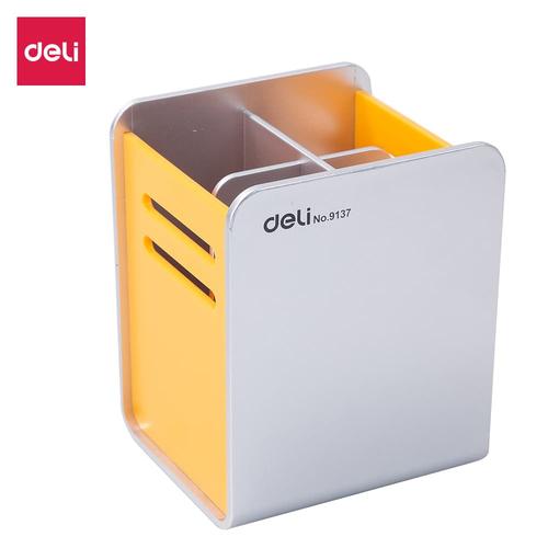 Deli E9137 Tempat Pulpen-PS Divided Pen Holder 90×80×110mm
