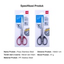 Deli E6009 Scissors/Gunting-Scissors 180mm