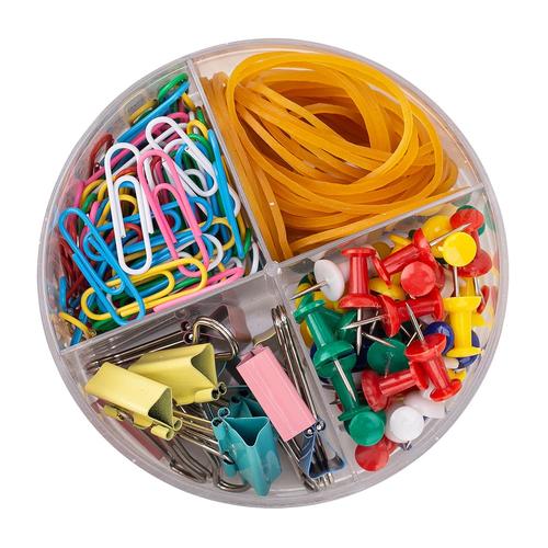 Deli EZ20703 Paper Klip-Desk Accessories Set -