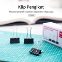 Deli E38564 Office Consumable/Binder Klip-Binder Clips 25mm