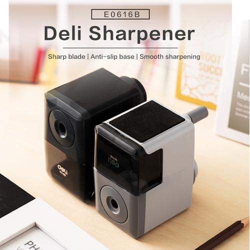 Deli E0616B Rautan Meja-Rotary Pencil Sharpener