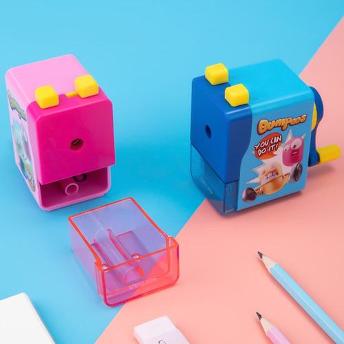Deli E0739 School Rotary Sharpener/Rautan Meja-Rotary