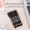 Deli EU10220 Permanent Marker/Spidol Permanen-Hitam