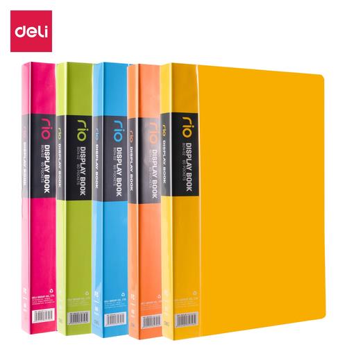 Deli EB01402 Display Book/Clear Holder-Rio FC 60P 5C
