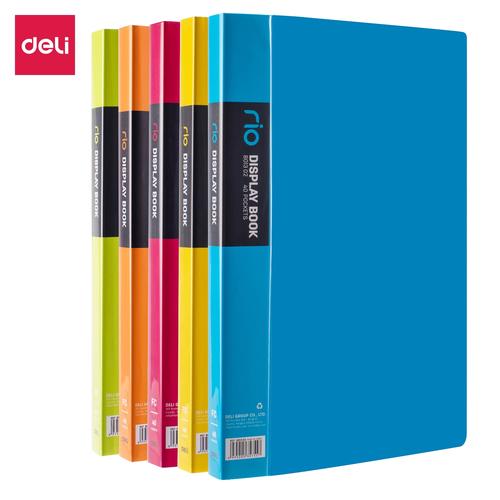 Deli EB01302 Display Book/Clear Holder-Rio FC 40P 5C
