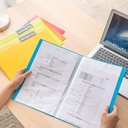 Deli EB01102 Display Book/Clear Holder-Rio FC 20P 5C