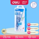 Drafting Set 4pcs Ruler Set Squares Protractor E9597