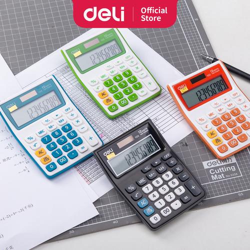 DELI Calculator 12-digit [E1122] - Kalkulator kantor 12 digit