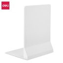 Deli Pembatas Buku / Book End Putih - Biru Kokoh TB511