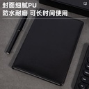 Deli Buku Catatan Sampul Kulit / Leather Cover Notebook A5 120 Lembar Hitam 3315
