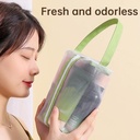Vusign Tas Kosmetik Jaring Transparan Make Up Pouch Travel Mesh VS66X