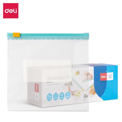Deli Kantong Plastik Ziplock Kulkas Food-Grade Isi 20 1925X