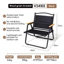 Deli Spanspace Kursi Lipat Camping Kursi Taman Folding Chair VS4103