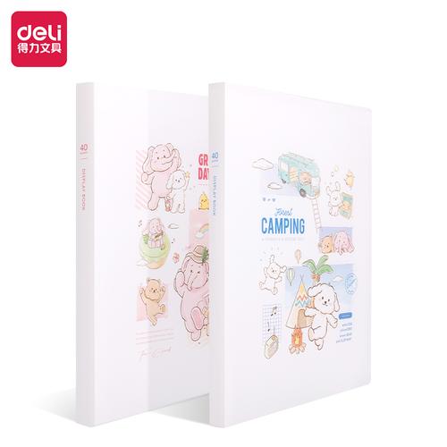 Deli Display Book / Clear Holder File Dokumen Lucu A4 30 40 Slot PQ307