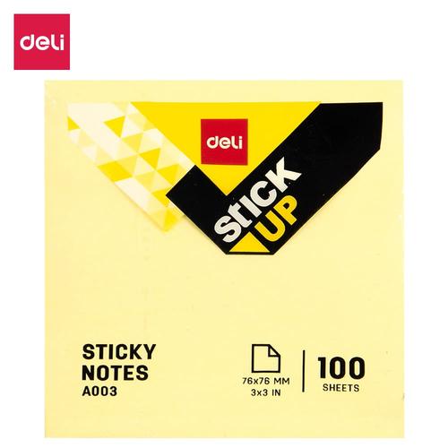 Deli EA00353 Memo tempel - Sticky Notes 76×76mm 3''×3'' 100 sheet