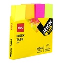 Deli EA11202 Memo Indeks - Paper Index Tabs 76×19mm 4×100sheet