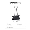 Deli E38564 Office Consumable/Binder Klip-Binder Clips 25mm