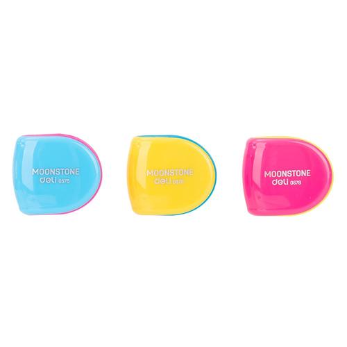 Deli E0578 Rautan-1-hole Sharpener w/canister φ7mm 3C
