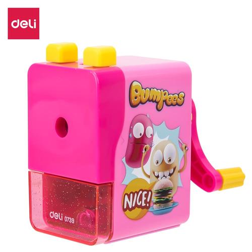 Deli E0739 School Rotary Sharpener/Rautan Meja-Rotary