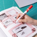 Deli EU00140 Dry Erase Marker/Spidol Whiteboard-Red