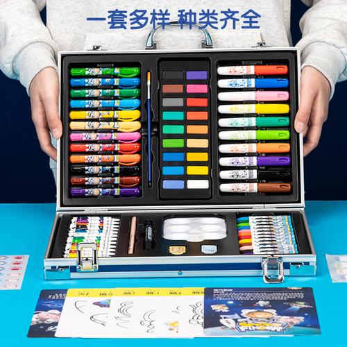Deli School Art Set / Set Alat Mewarnai Anak 80pcs Super Lengkap 75410