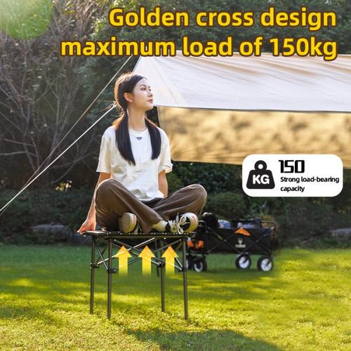 Deli Spanspace Meja Lipat Alumunium Foldable Camping TableCombo VS4101