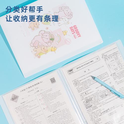 Deli Display Book / Clear Holder File Dokumen Lucu A4 30 40 Slot PQ307