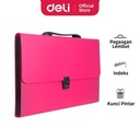 Deli EB40402 Expanding File-Rio Buckled w/handle FC 13P 3C