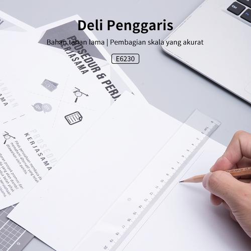 Deli E6230 Drafting/Penggaris-PS 30cm