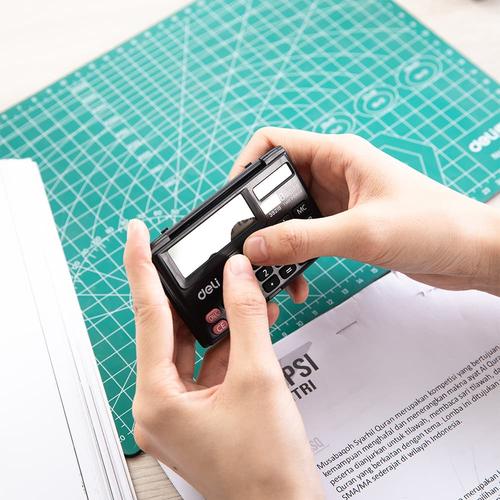 Deli E39218 Calculator/Kalkulator-Pocket Calculator 8-digit Cover
