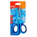 DELI Soft-touch Croco Scissors 134mm Safe [E6071] - Gunting anak