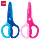 DELI Plastic Scissors 120mm Safe [E6067] - Gunting plastik lucu