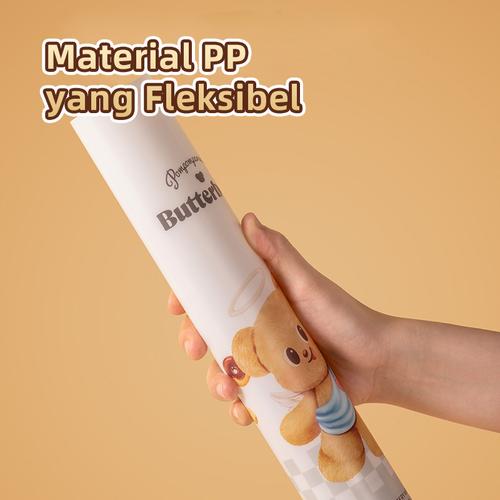 Deli x Butterbear Map File / Report Cover 4 Slot Transparan Sampul Tahan Air HY605