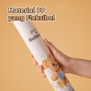 Deli x Butterbear Map File / Report Cover 4 Slot Transparan Sampul Tahan Air HY605