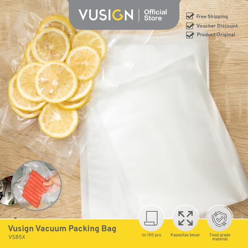 Vusign Plastik Vakum Makanan / Vacuum Bag Embossed Isi 100 VS85X