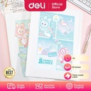 Deli Display Book / Map File Dokumen Clear Holder A4 60 Lembar 72804