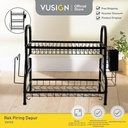Vusign Placement Rack / Rak Piring Dapur Wastafel 42cm Kokoh VS70X