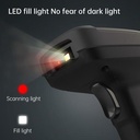 Deli Wireless Barcode Scanner 1D 2D LED Light Cepat dan Akurat ES221