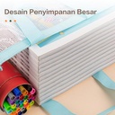 Deli Tote Bag Transparan / Tas Mika Aesthetic 37 cm BA166