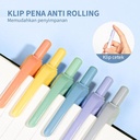 Deli Penanda Cetek / Retractable Highlighter 6 Warna Cerah Kartun S117