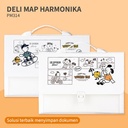 Deli Map Harmonika / Expanding File Kartun A4 13 Slot PM314