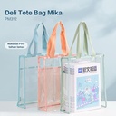 Deli Tote Bag Transparan / Tas Mika Aesthetic 33 cm PM312