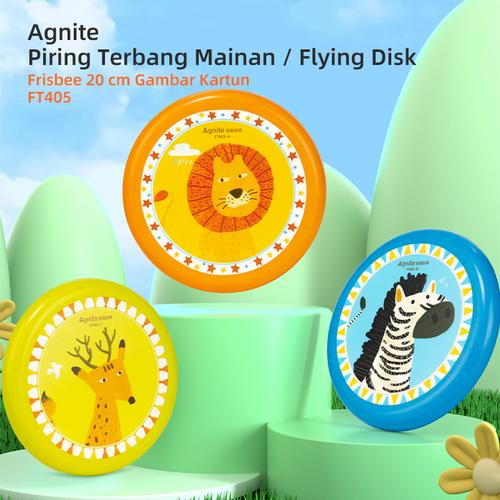 Agnite Piring Terbang Mainan / Flying Disk Frisbee 20 cm Kartun FT405