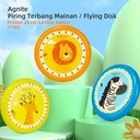 Agnite Piring Terbang Mainan / Flying Disk Frisbee 20 cm Kartun FT405