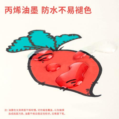 Deli Spidol Akrilik / Acrylic Marker Anti Air Berbagai Warna S584