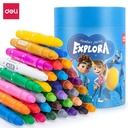 Deli Oil Pastel / Krayon Mewarnai Pegangan Plastik 72075