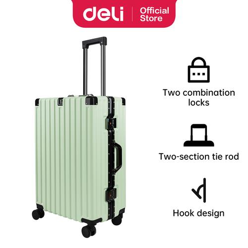 Deli Travel Luggage / Koper 26 Inch Dua Kunci Kombinasi EH1044
